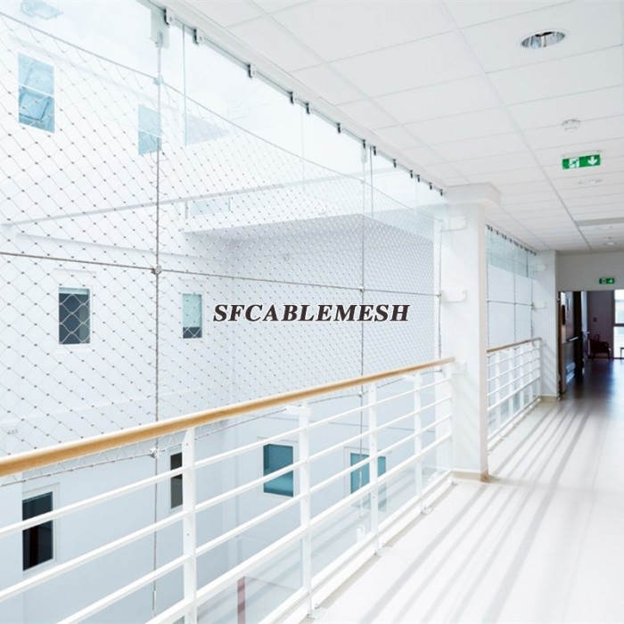 Stainless steel cable mesh for staircase