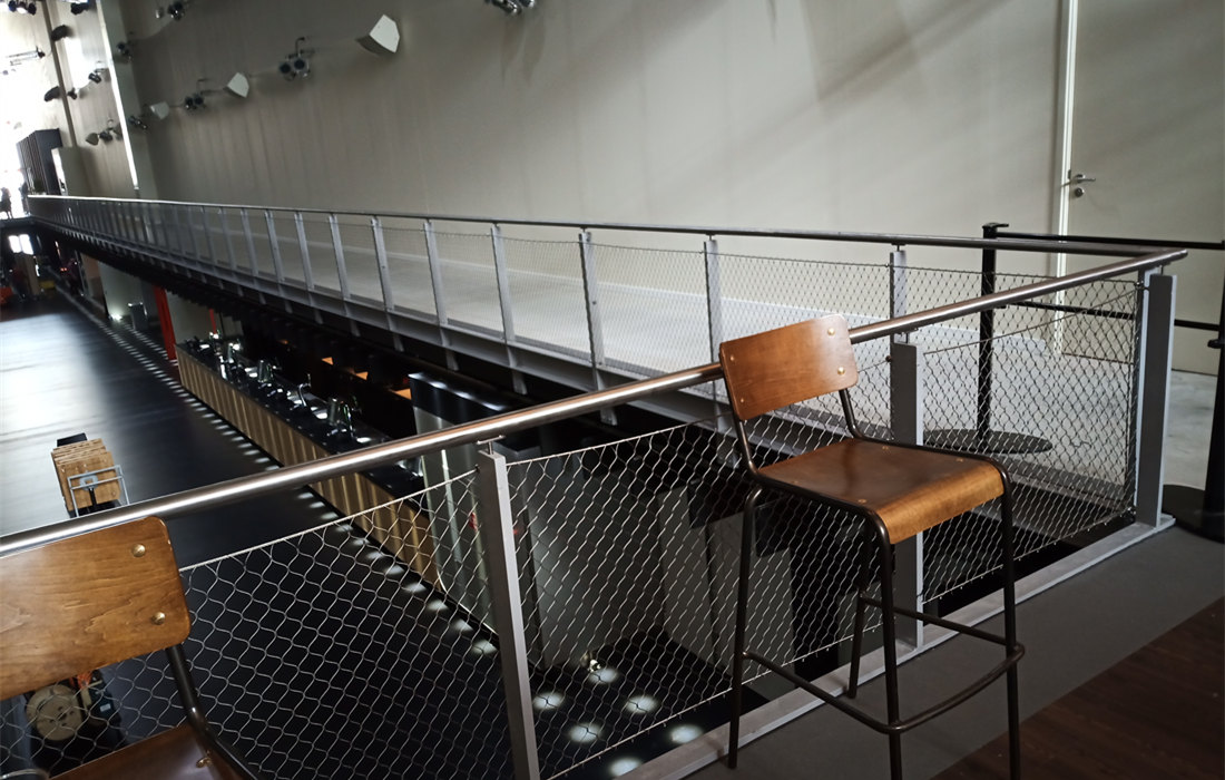 x-tend stainless steel balustrade mesh