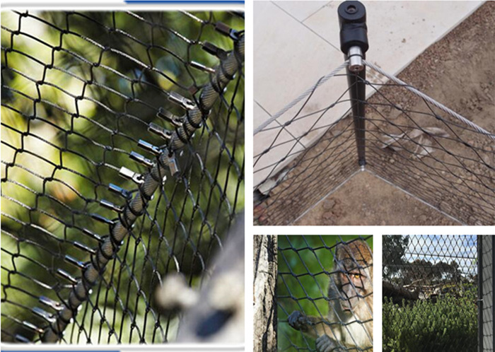 black oxide stainless steel ferrule mesh